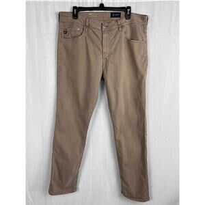 AG Adriano Goldschmmied Men's Khaki Slim Chinos - Light Brown
